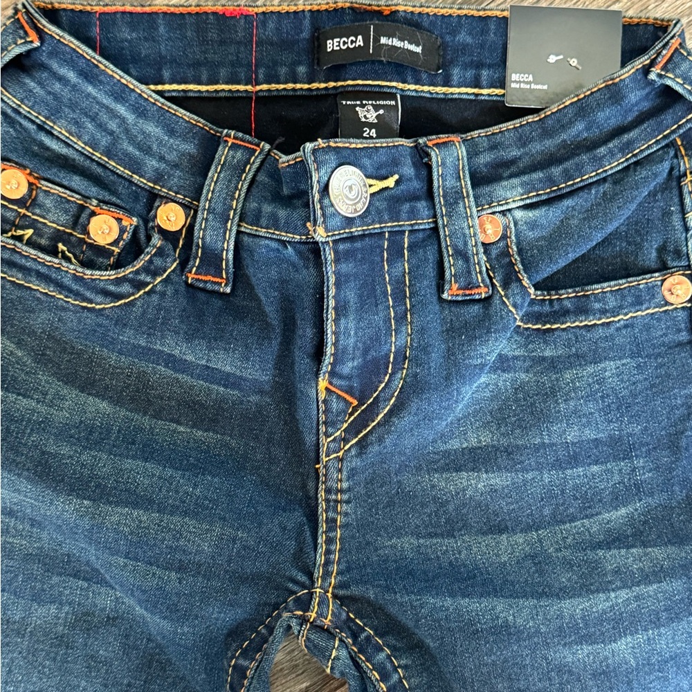 True Religion Indigo Flare Jeans